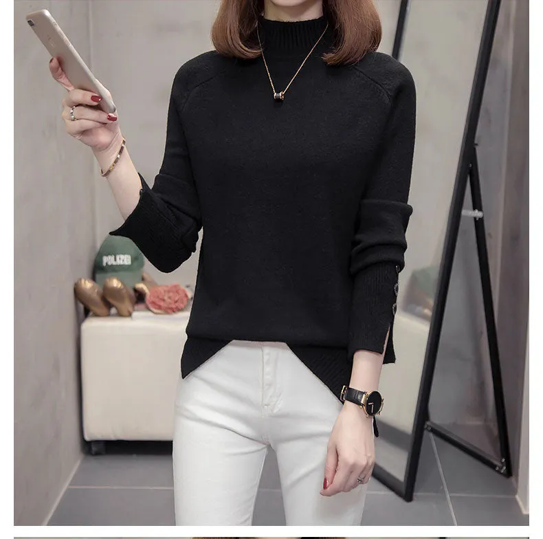 Leilana Plus Size Winter Turtleneck Sweater