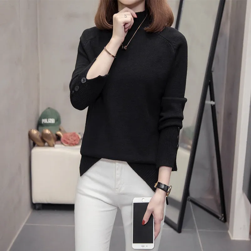 Leilana Plus Size Winter Turtleneck Sweater