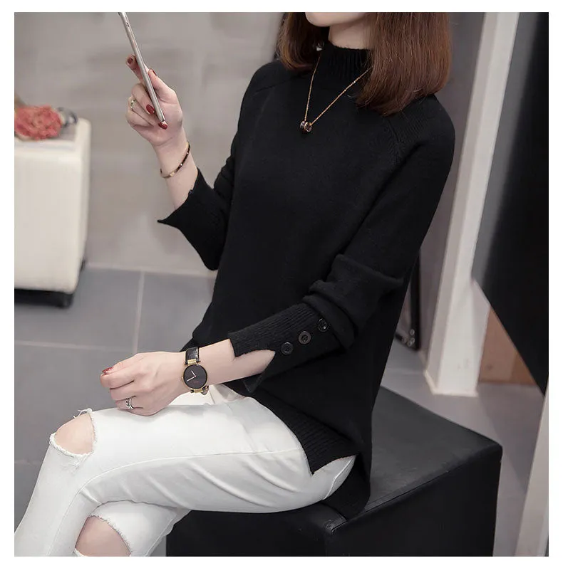 Leilana Plus Size Winter Turtleneck Sweater