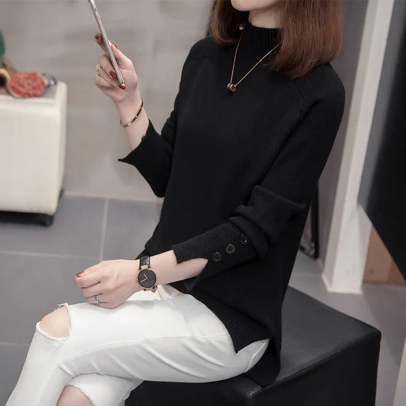 Leilana Plus Size Winter Turtleneck Sweater