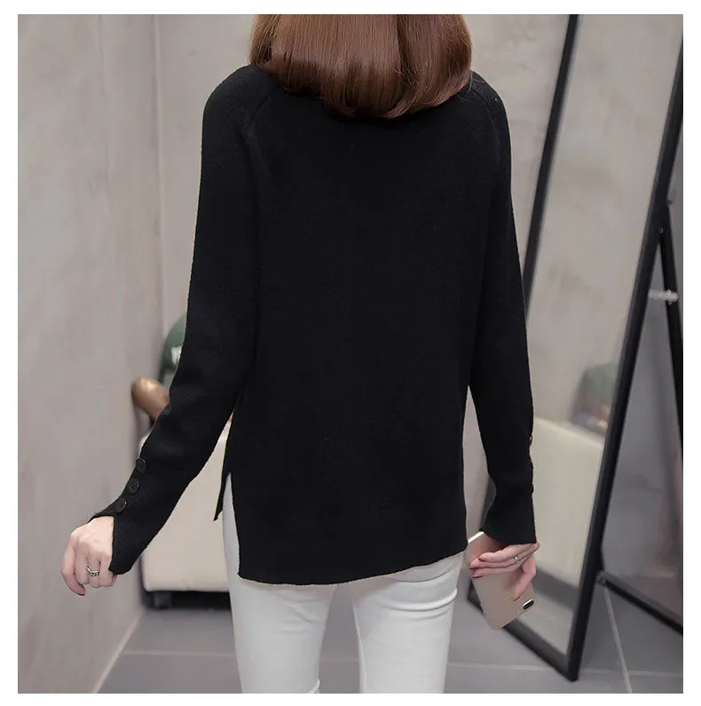 Leilana Plus Size Winter Turtleneck Sweater
