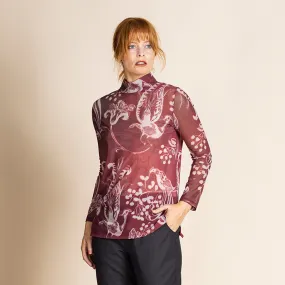 lyrebird tapestry hi crew tee