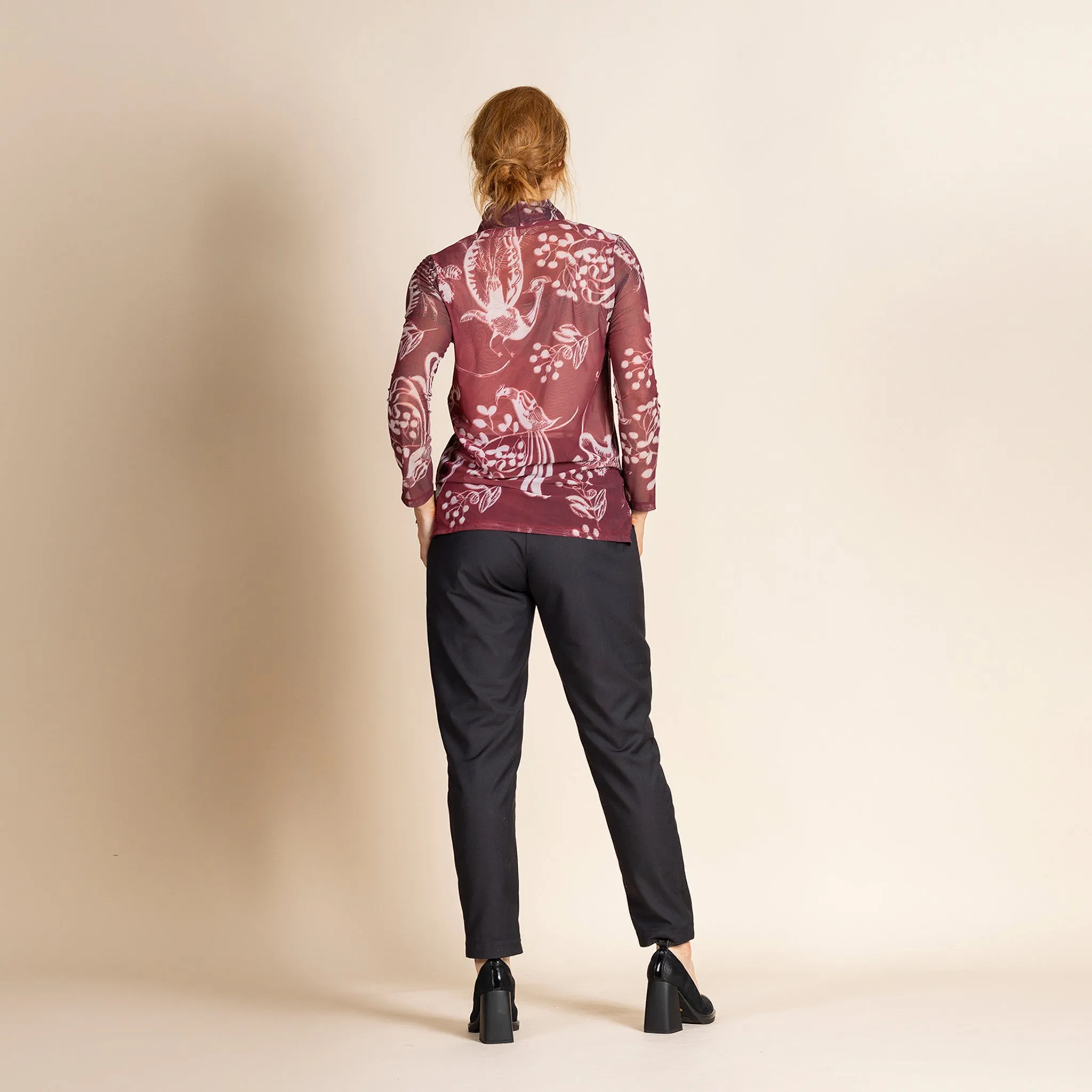 lyrebird tapestry hi crew tee