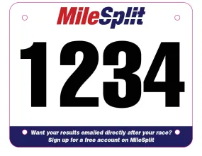MileSplit Standard Bib