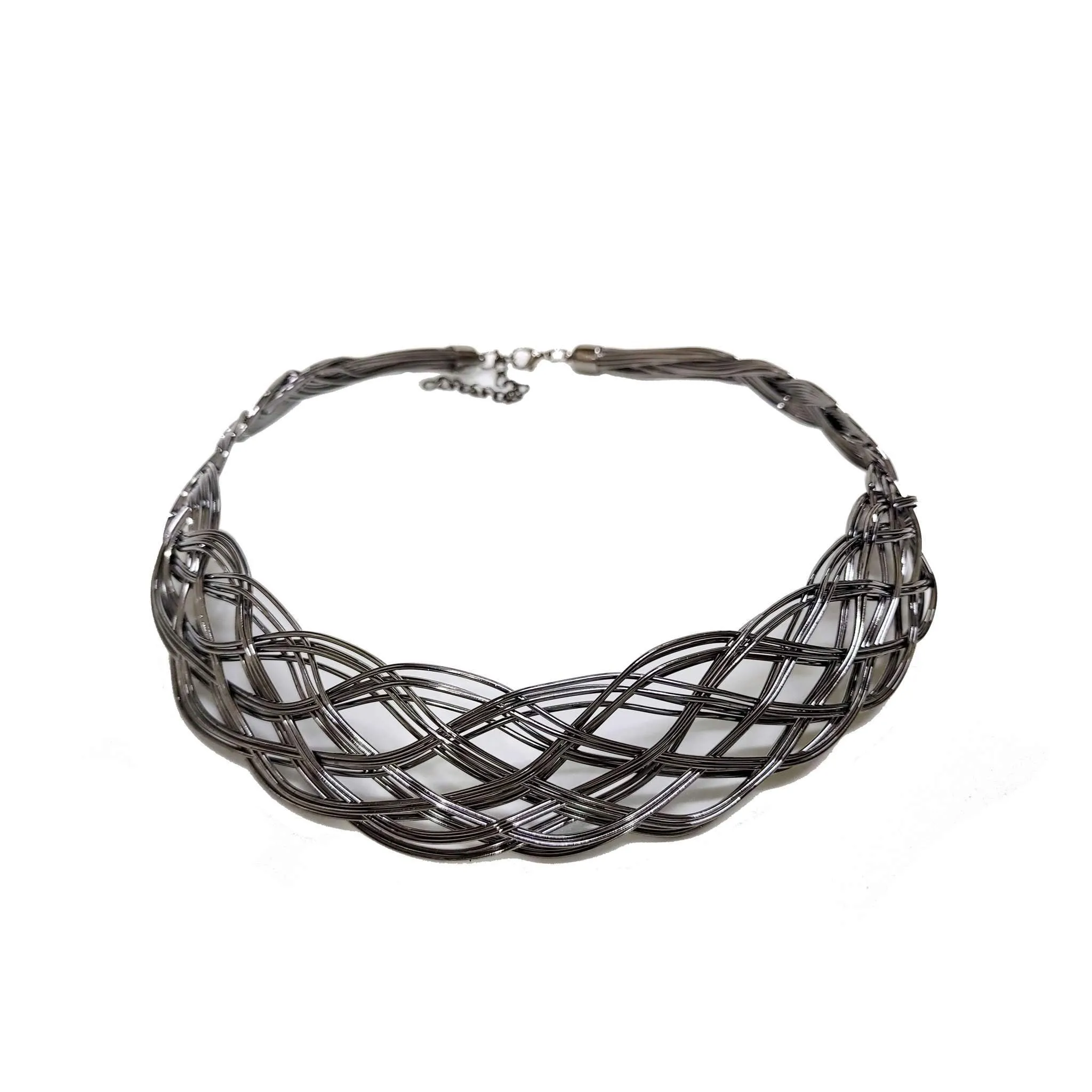 Modern style Wire Loop Designer Neckband Metal Imitation Fashion Oxidised Necklace