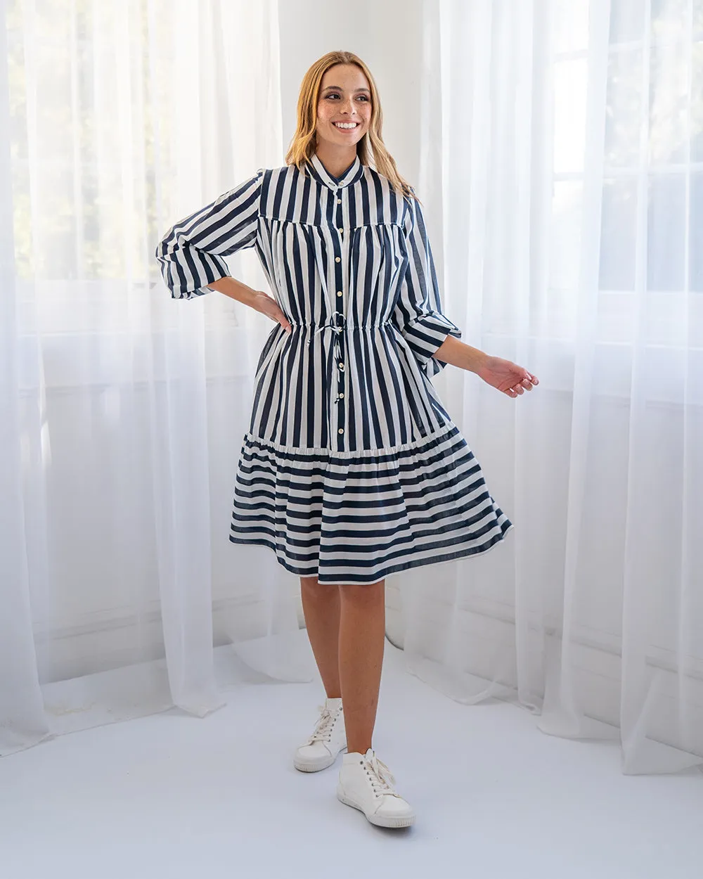 Natalia Mini Dress - Stripe