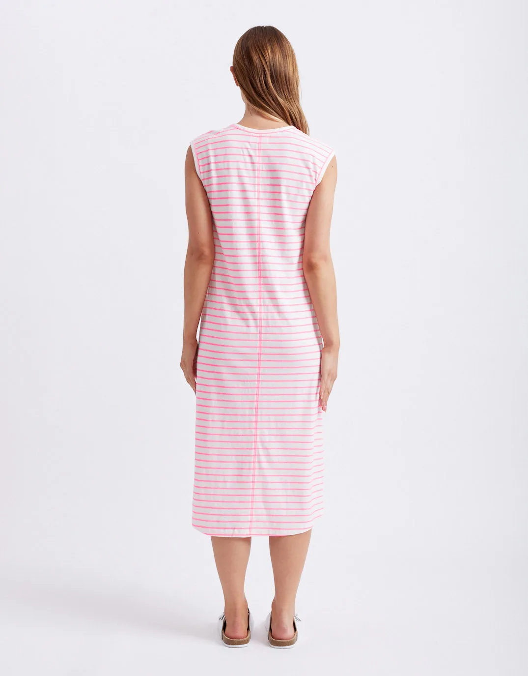Neon Cali Dress - Neon Pink