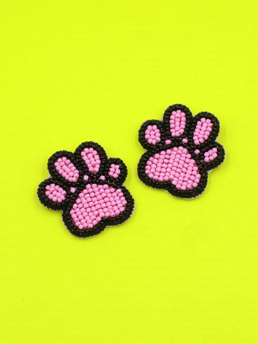 Paw Bead Earrings