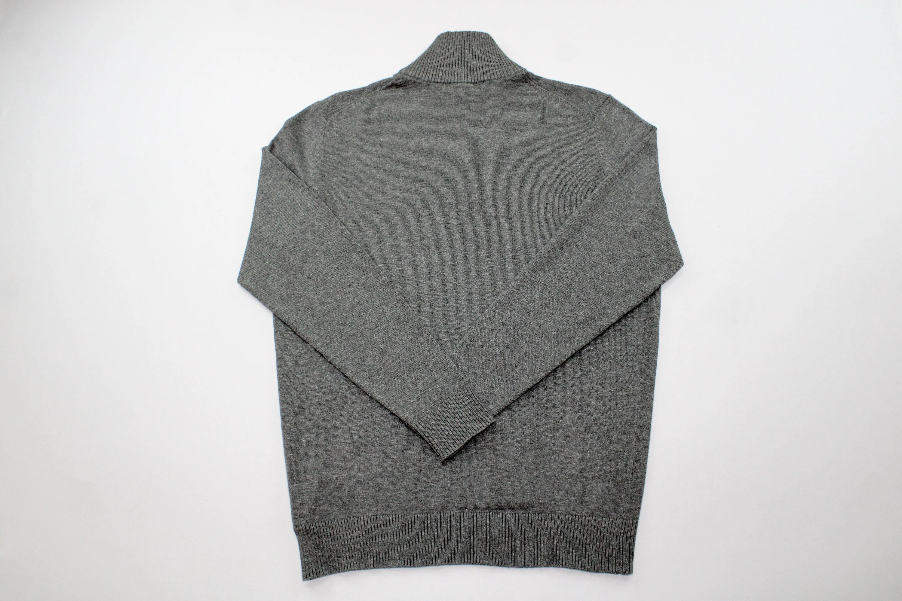 Pringle Men's  Grey 1/4 Zip KnitWear