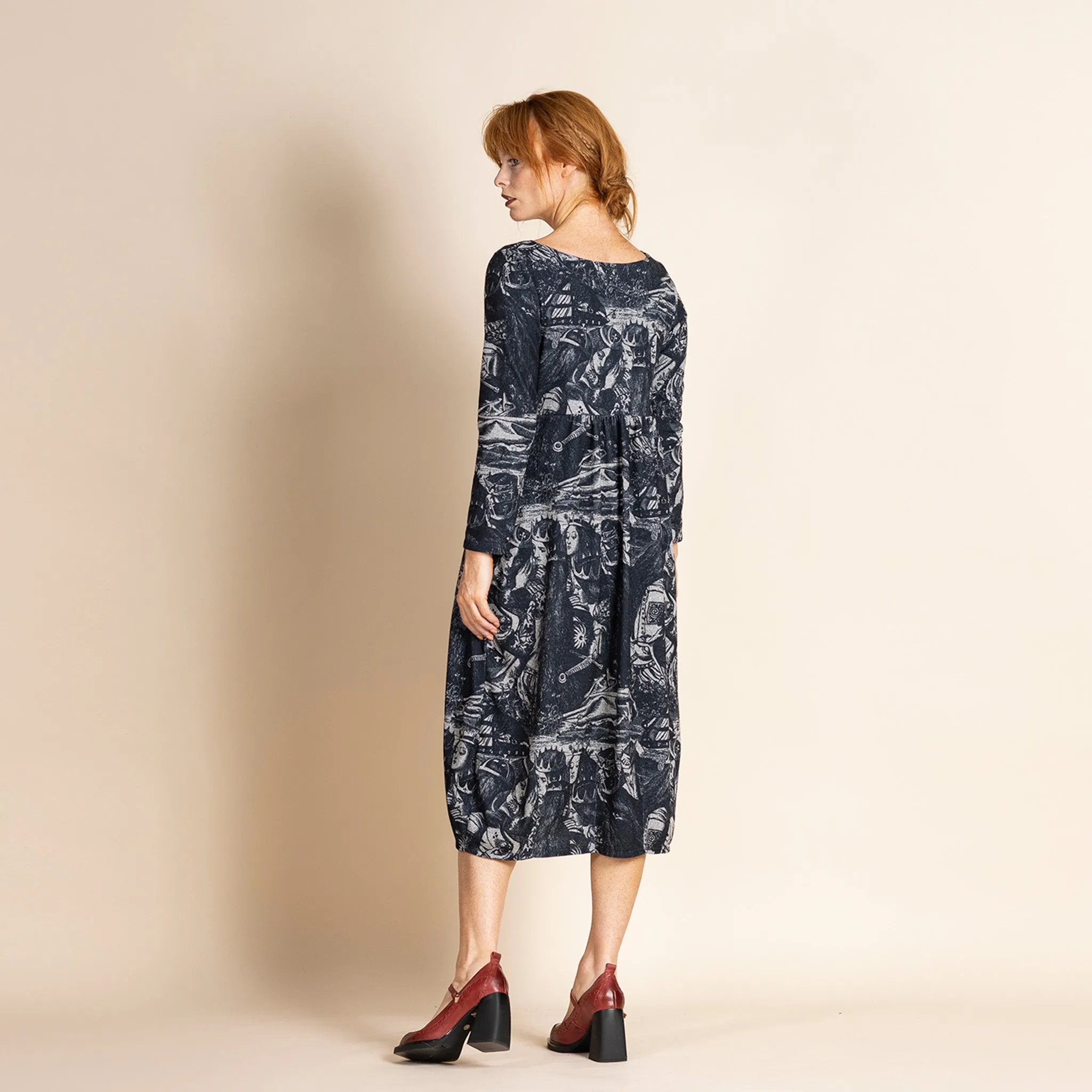 queens knit romance dress