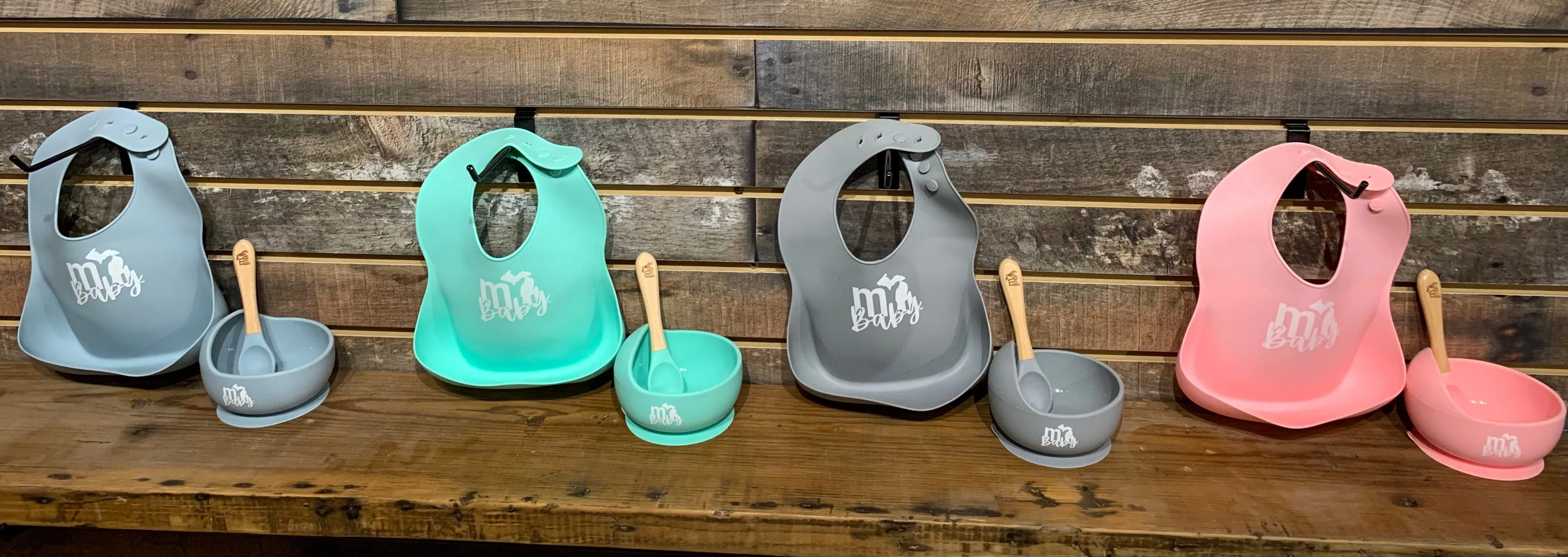 "mi Baby" 3-Piece Silicone Feeding Set