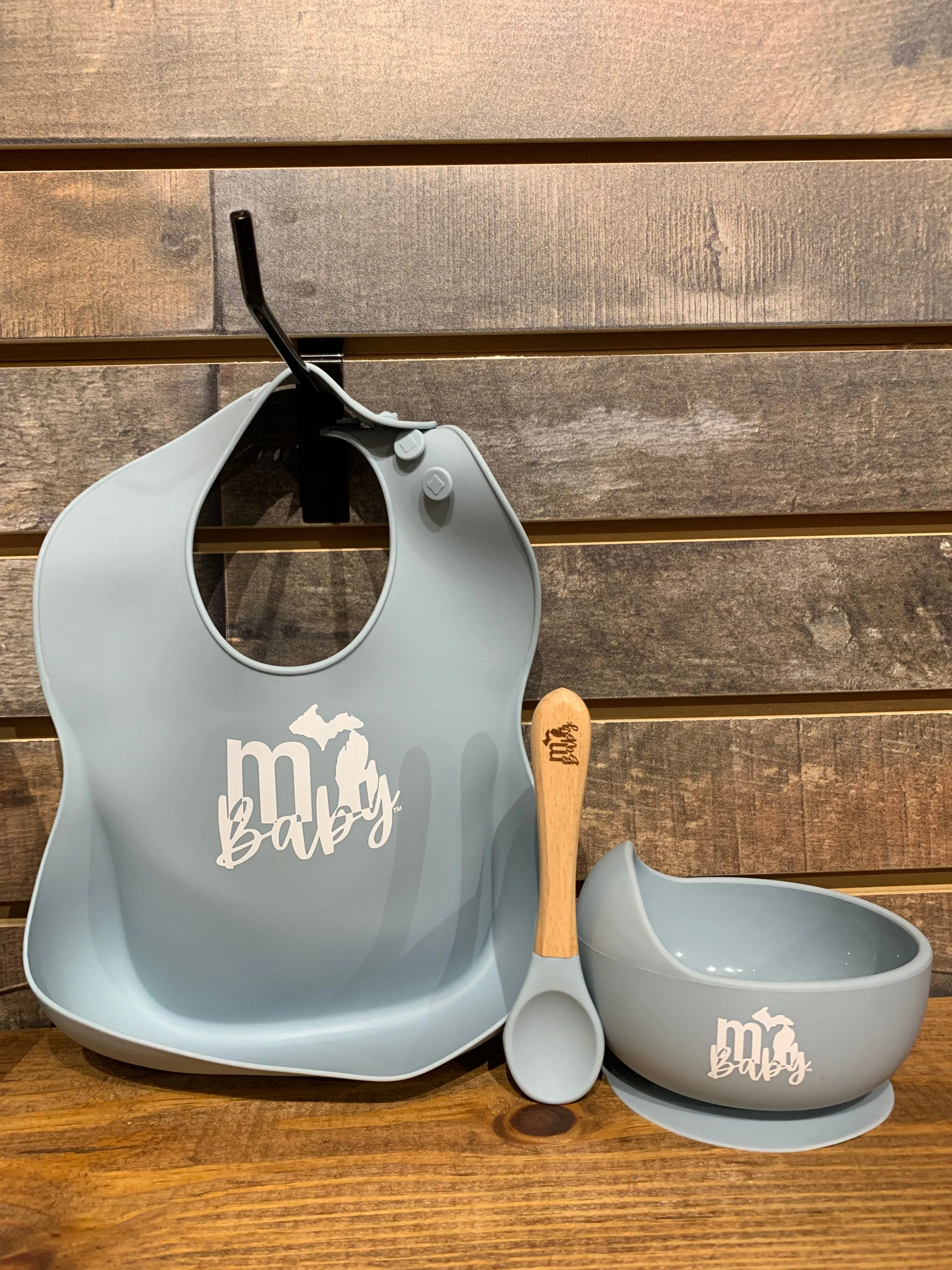 "mi Baby" 3-Piece Silicone Feeding Set