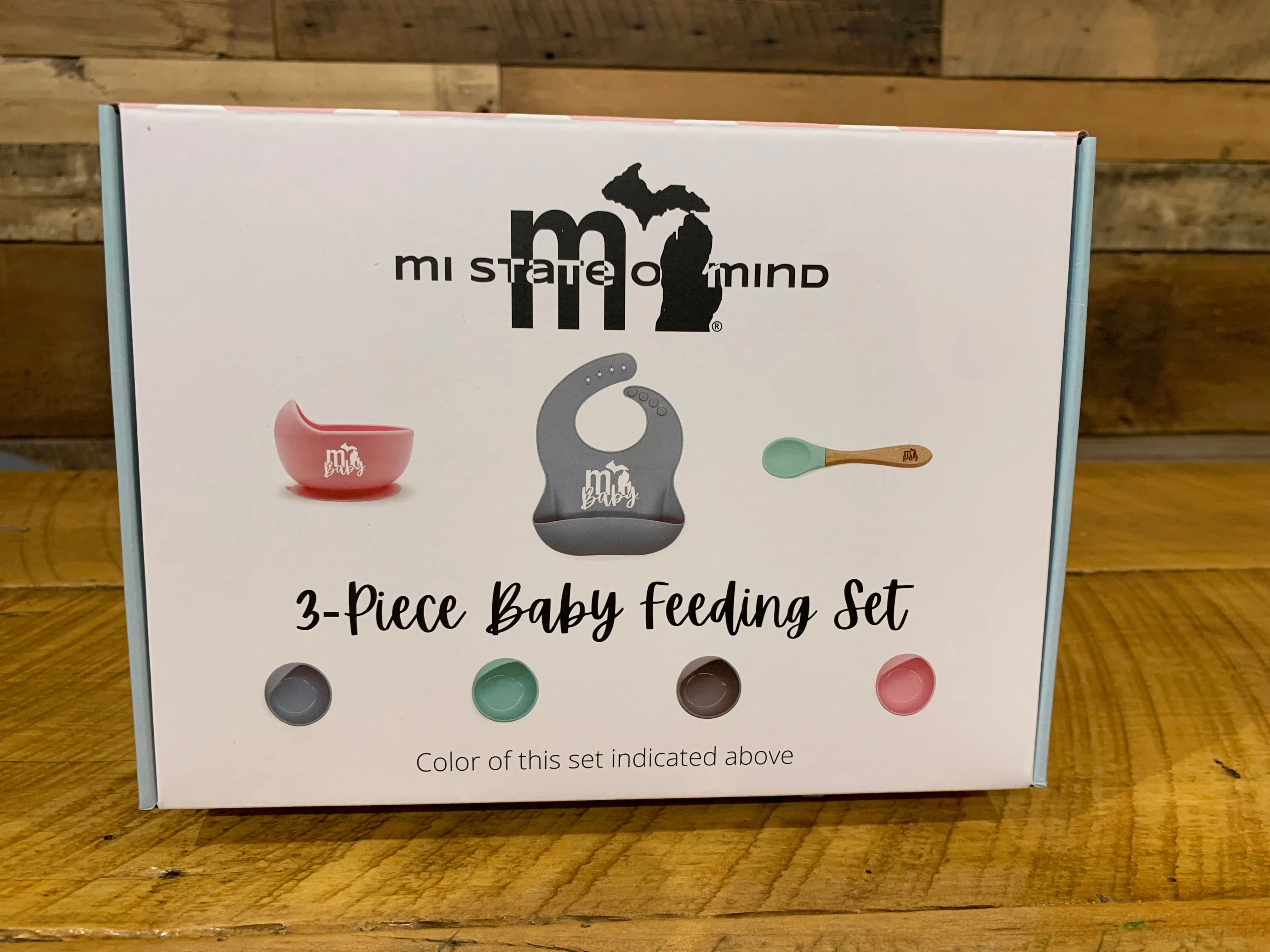 "mi Baby" 3-Piece Silicone Feeding Set