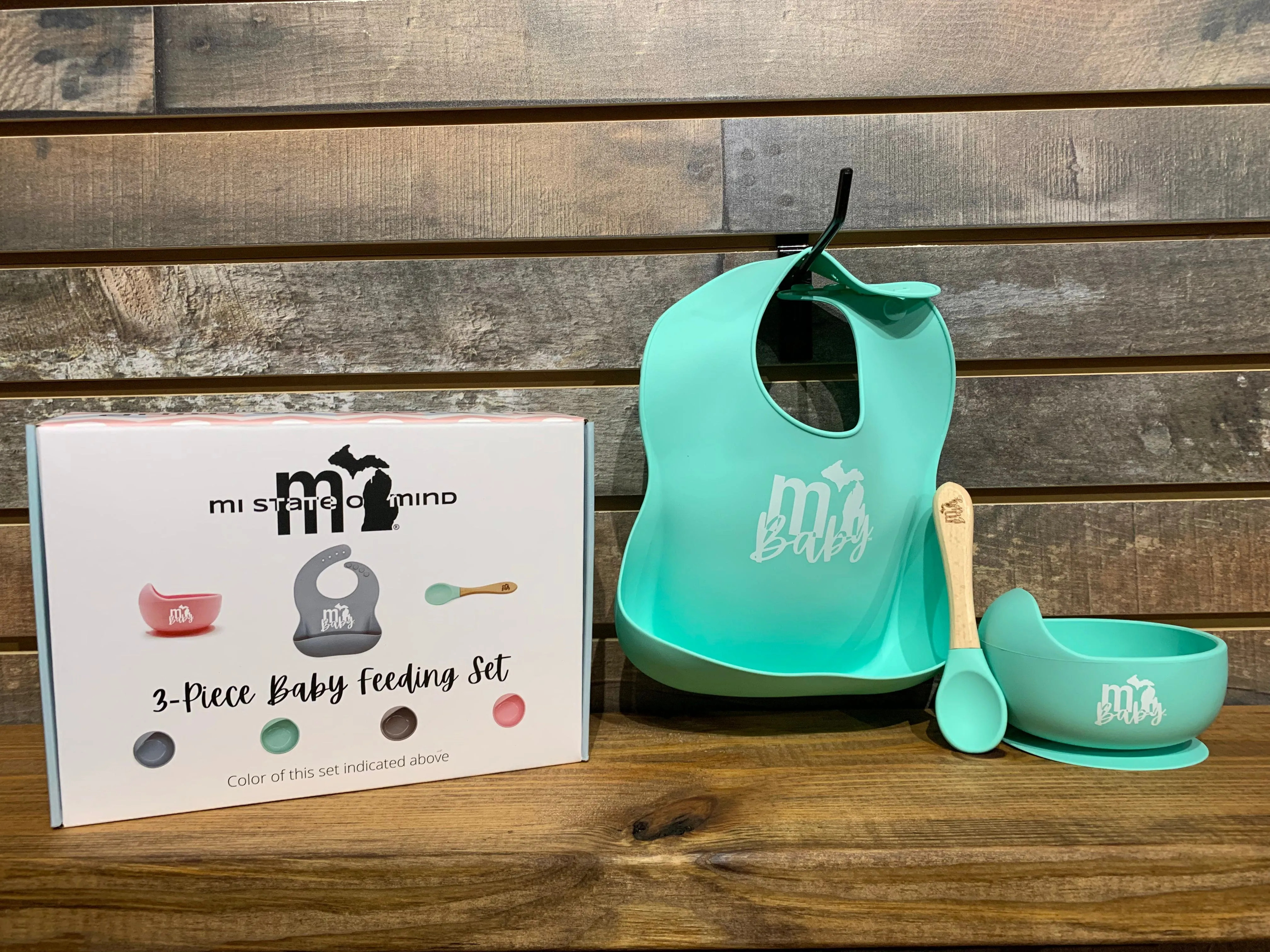"mi Baby" 3-Piece Silicone Feeding Set