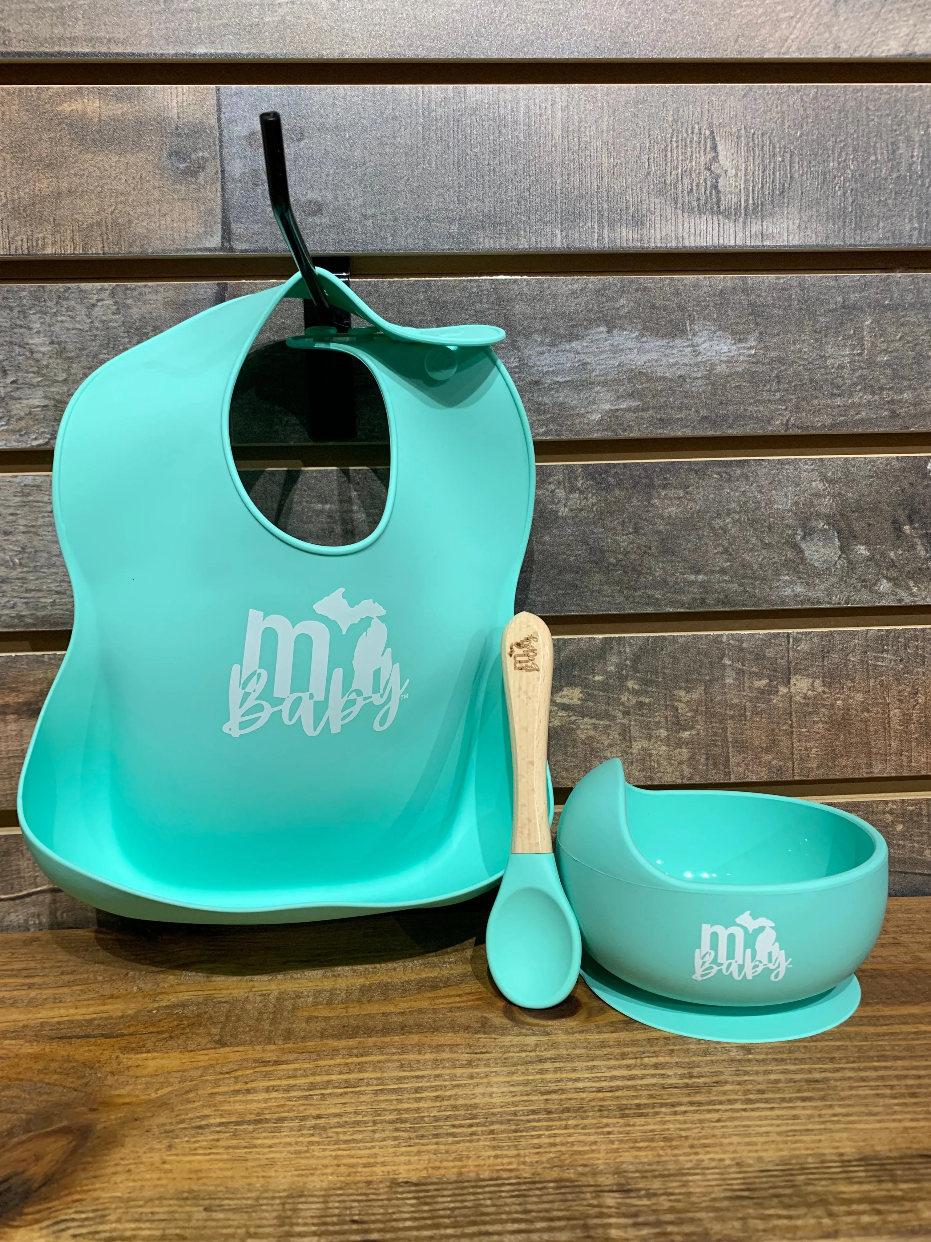 "mi Baby" 3-Piece Silicone Feeding Set