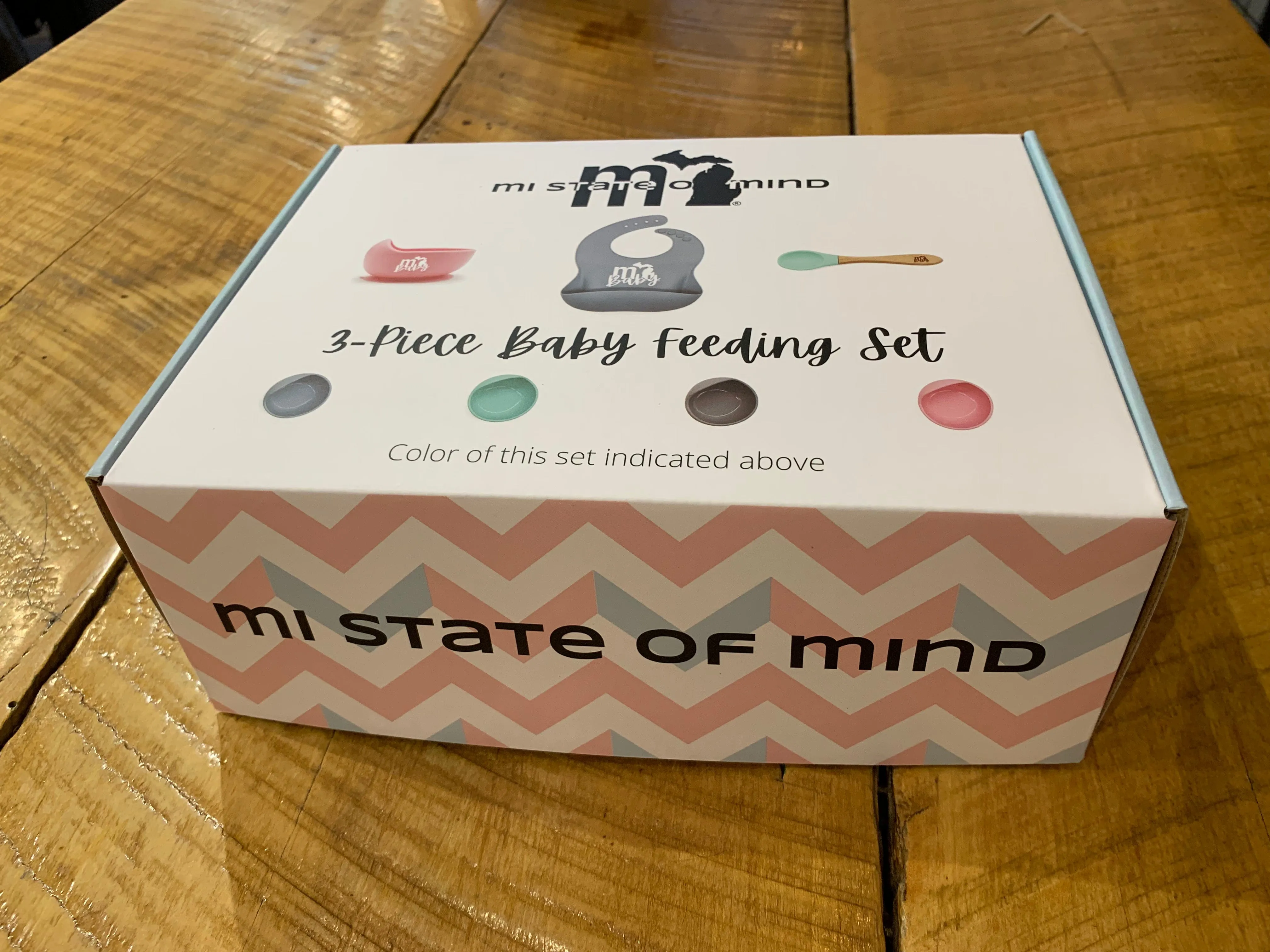 "mi Baby" 3-Piece Silicone Feeding Set