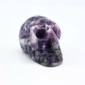 Rainbow Fluorite Skull 3