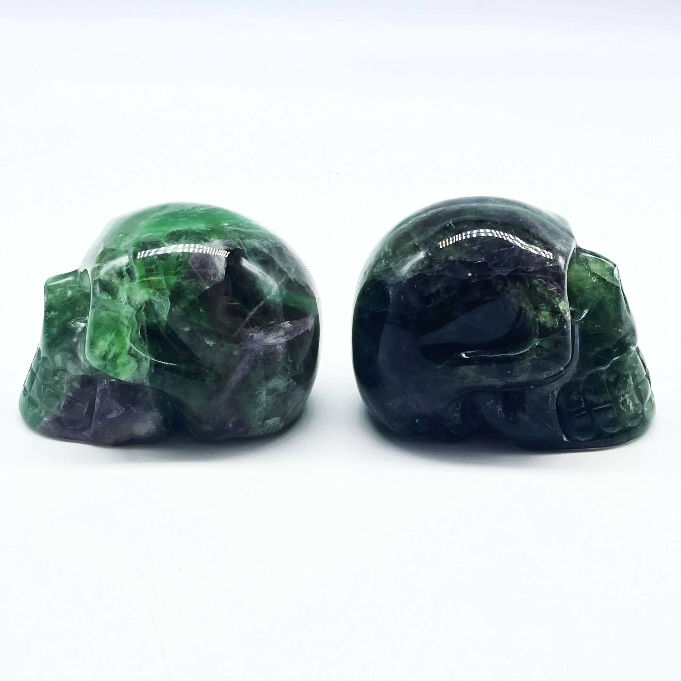 Rainbow Fluorite Skulls 2