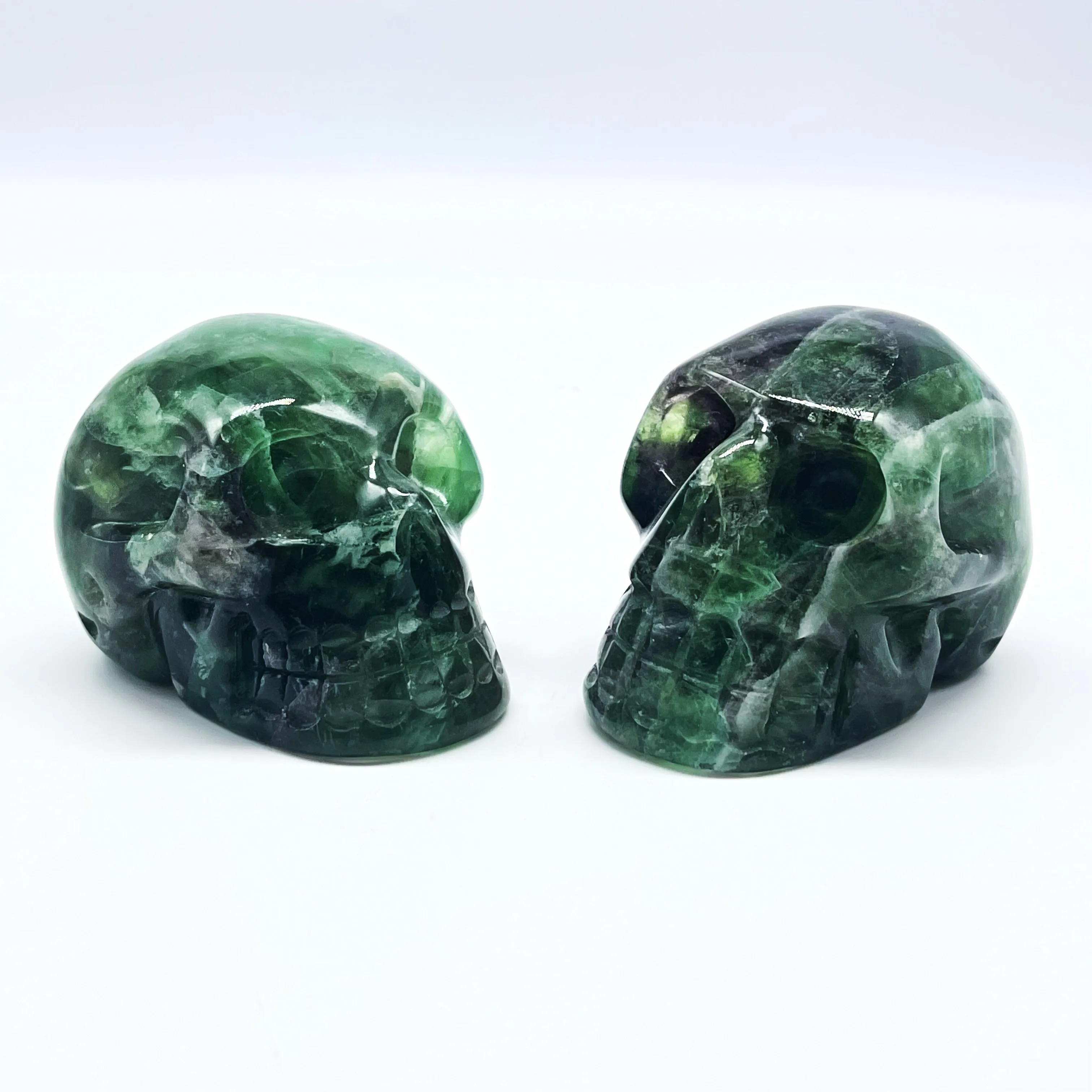 Rainbow Fluorite Skulls 2