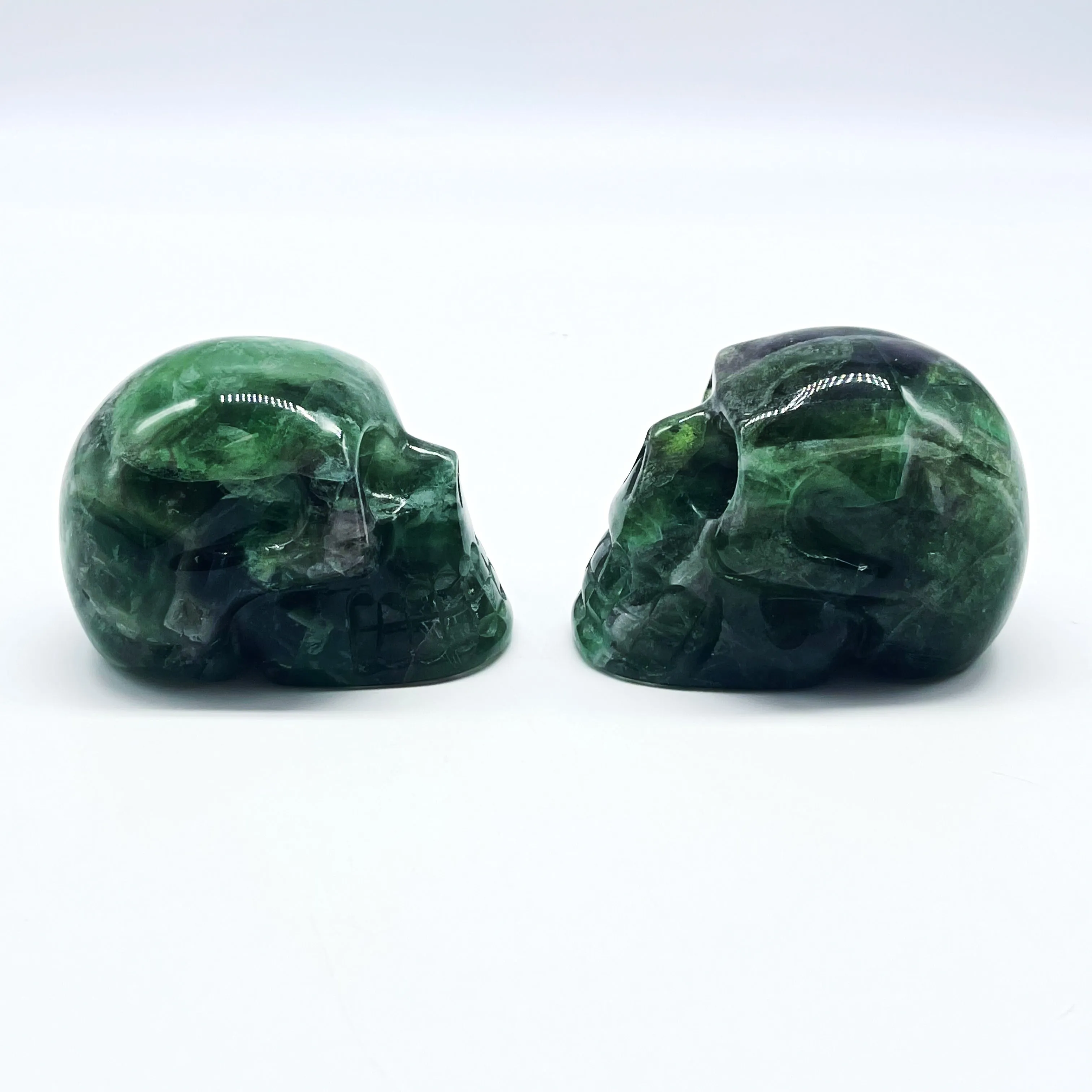 Rainbow Fluorite Skulls 2