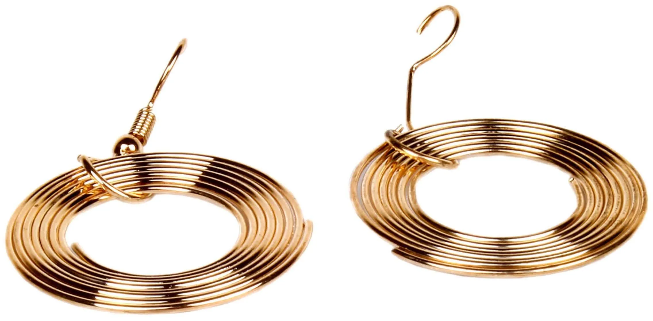 Retro Style Loop wire Ring design Metal Imitation Fashion Oxidised Necklace with matching Earrings for Girls and Ladies