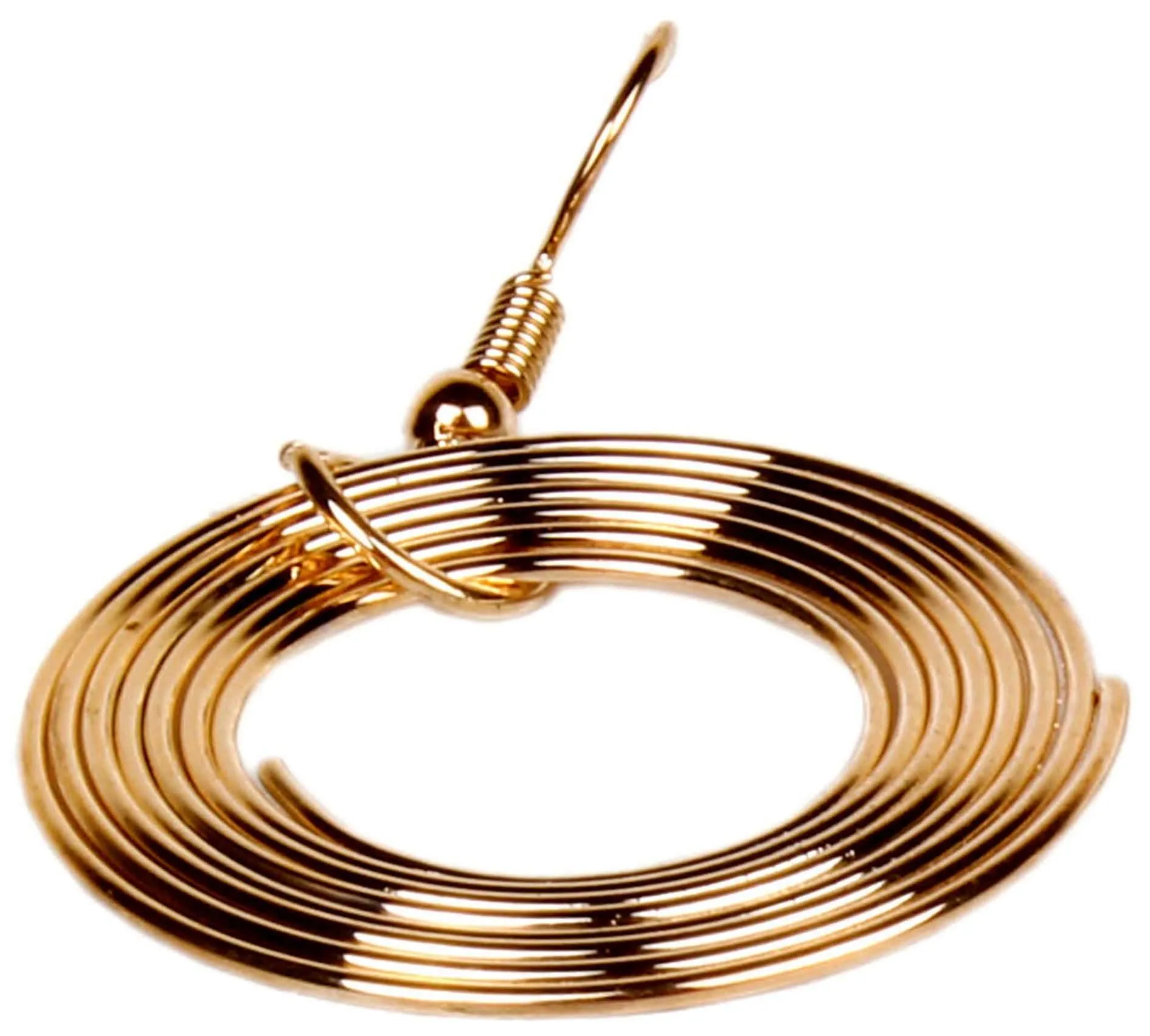 Retro Style Loop wire Ring design Metal Imitation Fashion Oxidised Necklace with matching Earrings for Girls and Ladies