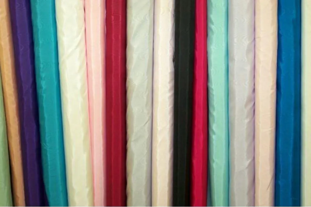 Taffeta Fabric | Two Tone Taffeta Fabric | Non Stretch Taffeta | 60" Wide | Multiple Solid Colors | Wholesale Bolt |