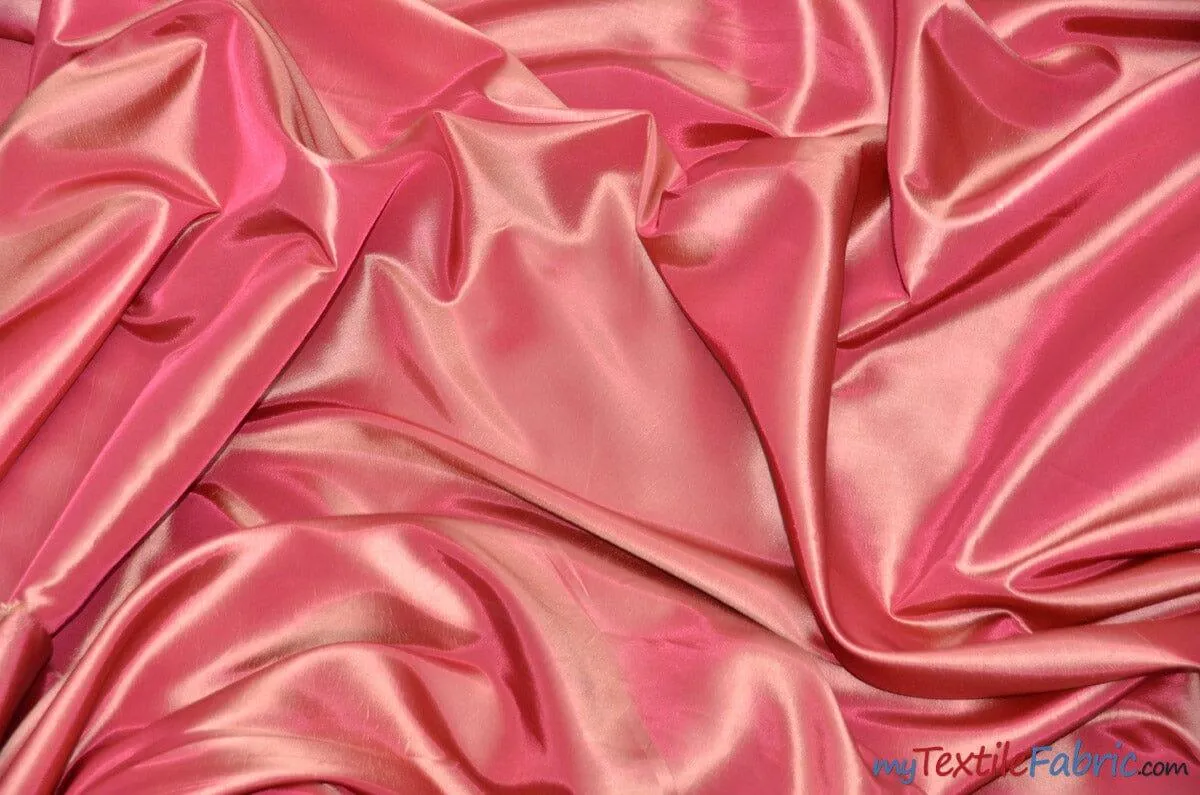 Taffeta Fabric | Two Tone Taffeta Fabric | Non Stretch Taffeta | 60" Wide | Multiple Solid Colors | Wholesale Bolt |