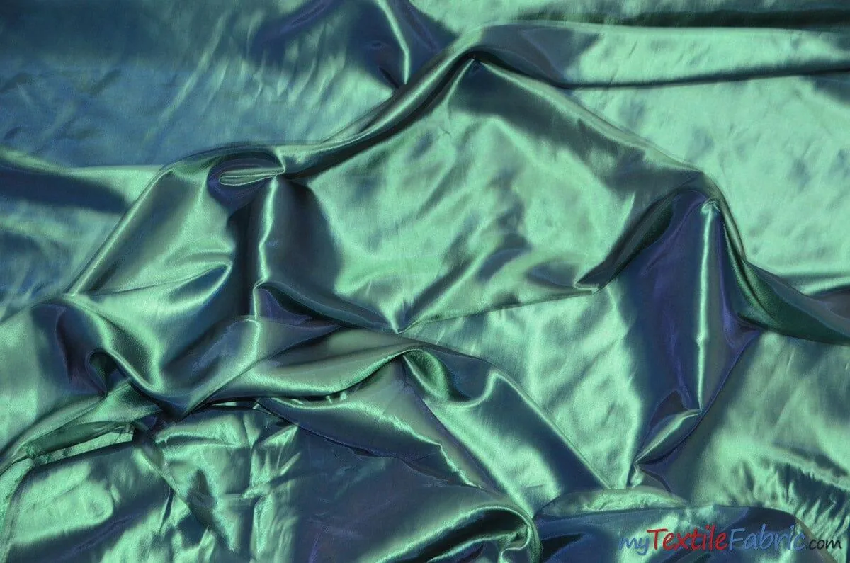 Taffeta Fabric | Two Tone Taffeta Fabric | Non Stretch Taffeta | 60" Wide | Multiple Solid Colors | Wholesale Bolt |