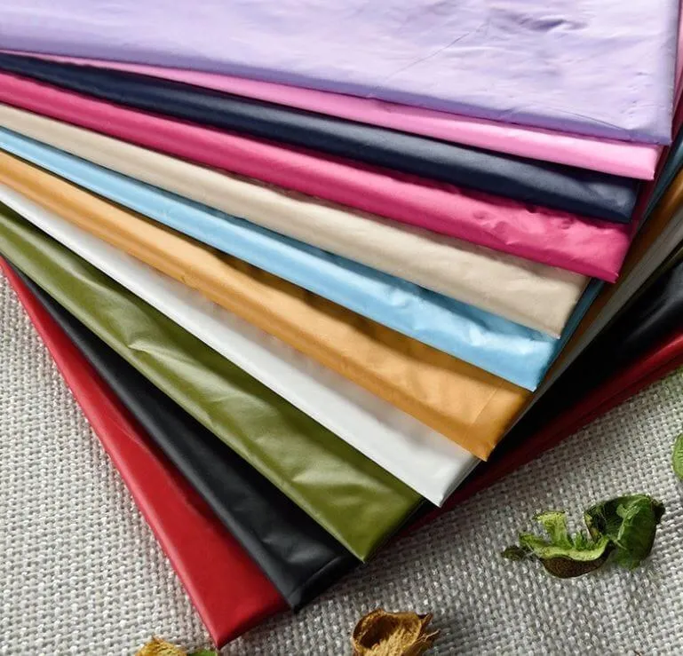 Taffeta Fabric | Two Tone Taffeta Fabric | Non Stretch Taffeta | 60" Wide | Multiple Solid Colors | Wholesale Bolt |