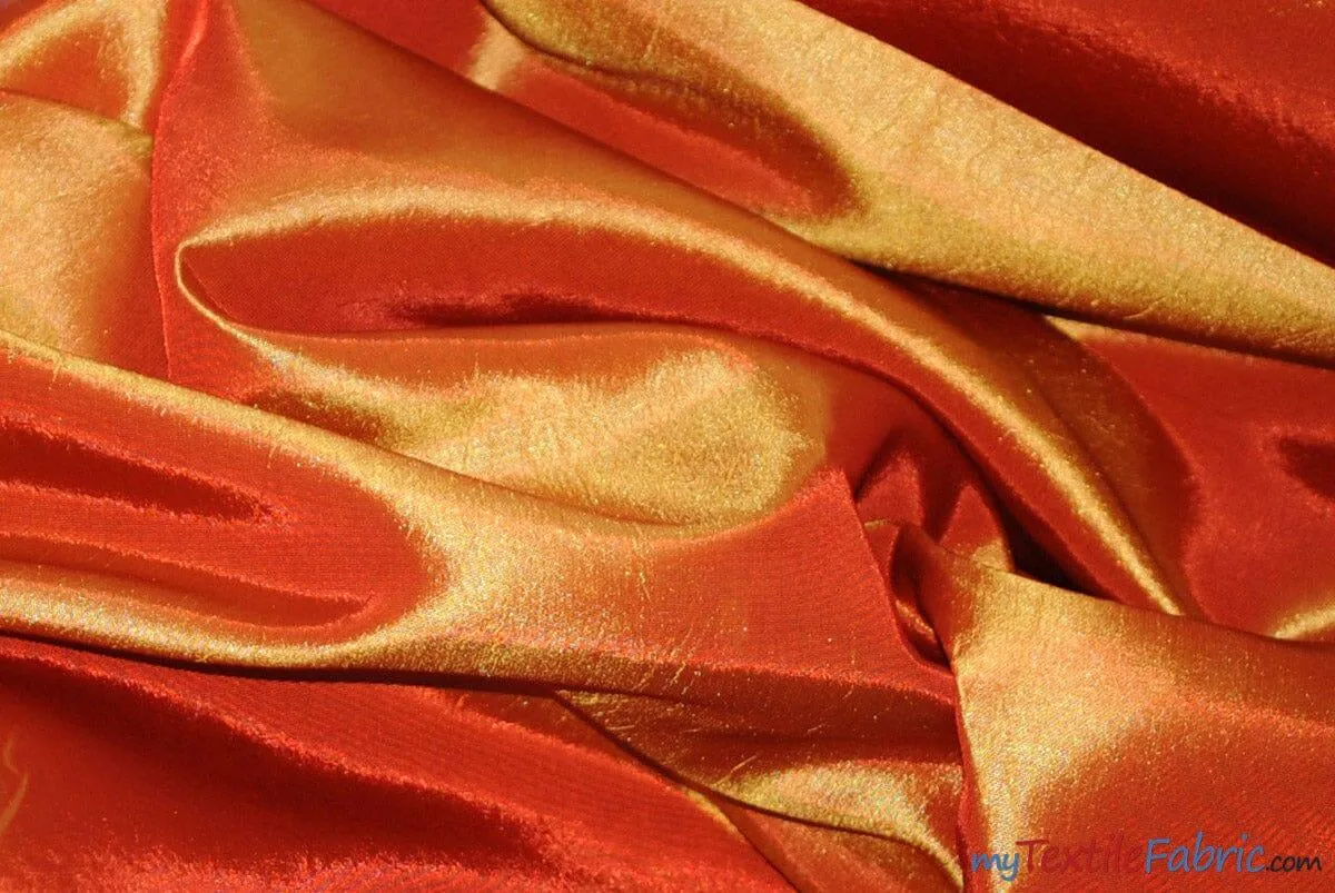 Taffeta Fabric | Two Tone Taffeta Fabric | Non Stretch Taffeta | 60" Wide | Multiple Solid Colors | Wholesale Bolt |