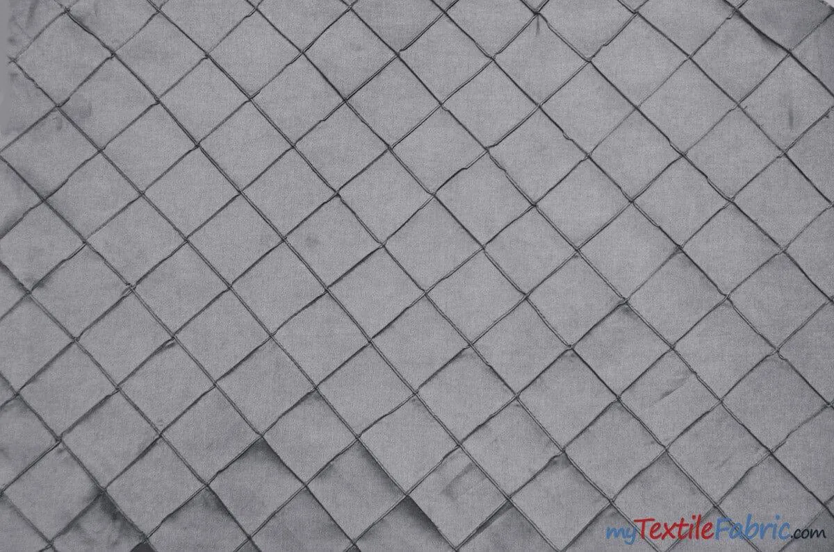 Taffeta Pintuck Fabric | 2"x2" Diamond | Diamond Taffeta Fabric | 54" Wide | Multiple Colors |