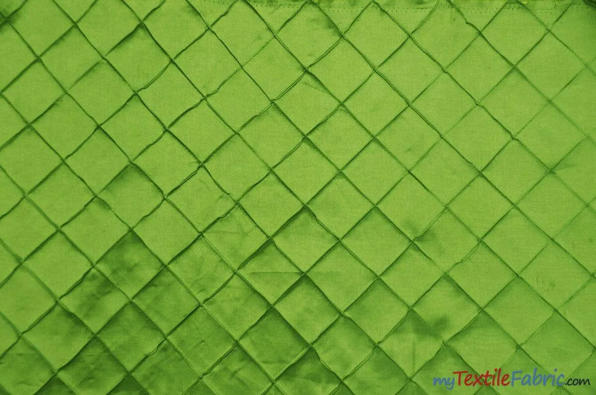 Taffeta Pintuck Fabric | 2"x2" Diamond | Diamond Taffeta Fabric | 54" Wide | Multiple Colors |