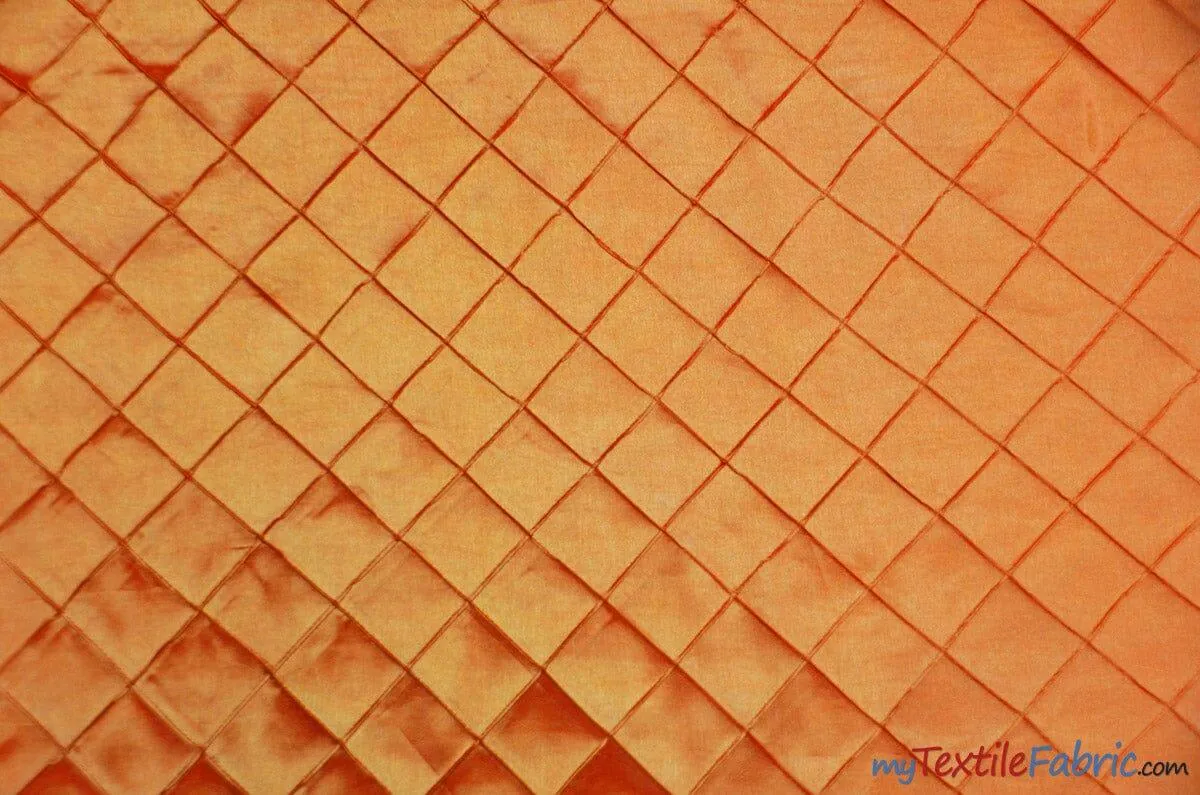 Taffeta Pintuck Fabric | 2"x2" Diamond | Diamond Taffeta Fabric | 54" Wide | Multiple Colors |