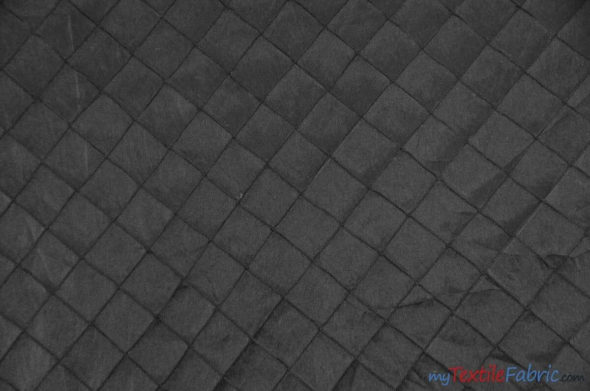 Taffeta Pintuck Fabric | 2"x2" Diamond | Diamond Taffeta Fabric | 54" Wide | Multiple Colors |