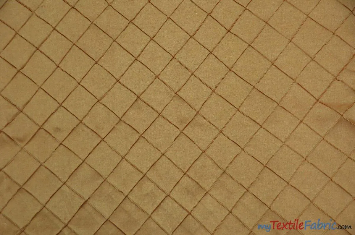 Taffeta Pintuck Fabric | 2"x2" Diamond | Diamond Taffeta Fabric | 54" Wide | Multiple Colors |