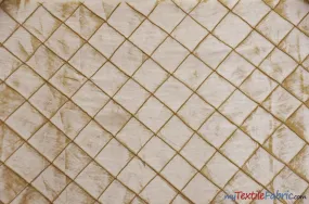 Taffeta Pintuck Fabric | 2"x2" Diamond | Diamond Taffeta Fabric | 54" Wide | Multiple Colors |