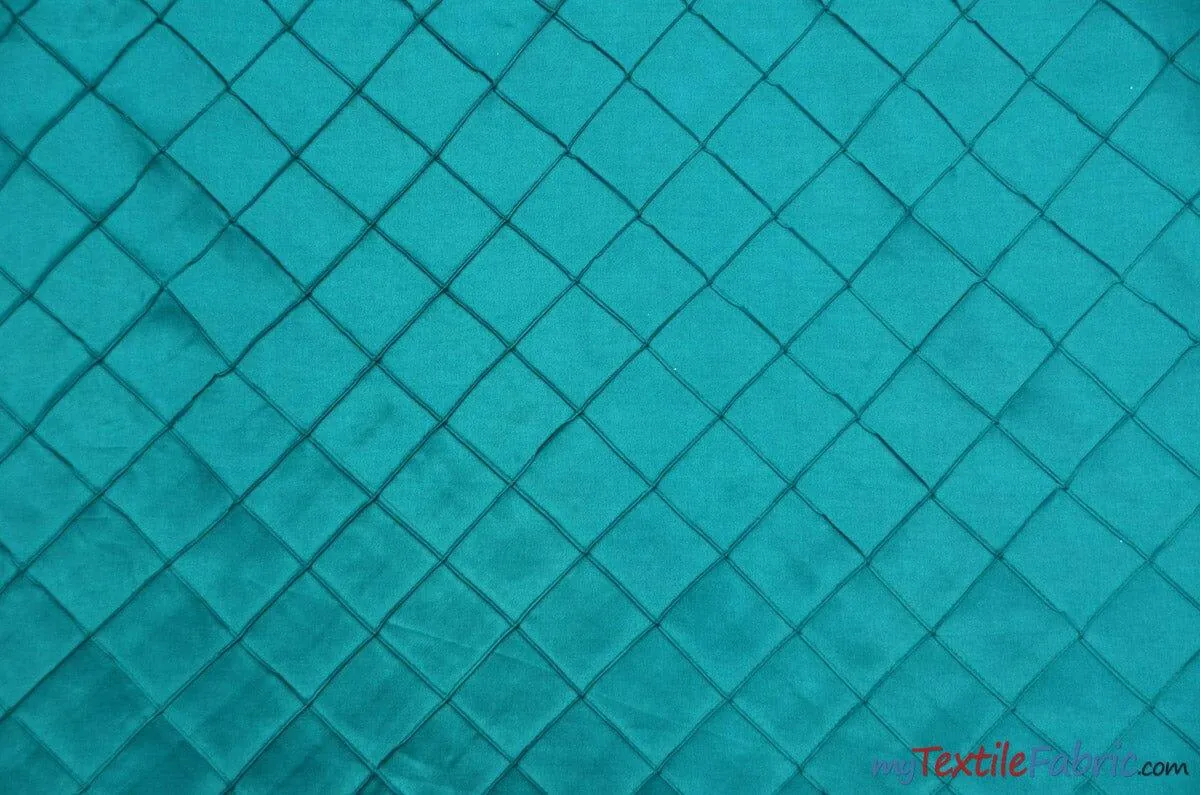 Taffeta Pintuck Fabric | 2"x2" Diamond | Diamond Taffeta Fabric | 54" Wide | Multiple Colors |