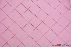 Taffeta Pintuck Fabric | 4"x4" Diamond | Diamond Taffeta Fabric | 58" Wide | Multiple Colors | Continuous Yards |