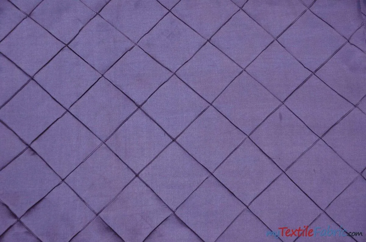 Taffeta Pintuck Fabric | 4"x4" Diamond | Diamond Taffeta Fabric | 58" Wide | Multiple Colors | Continuous Yards |