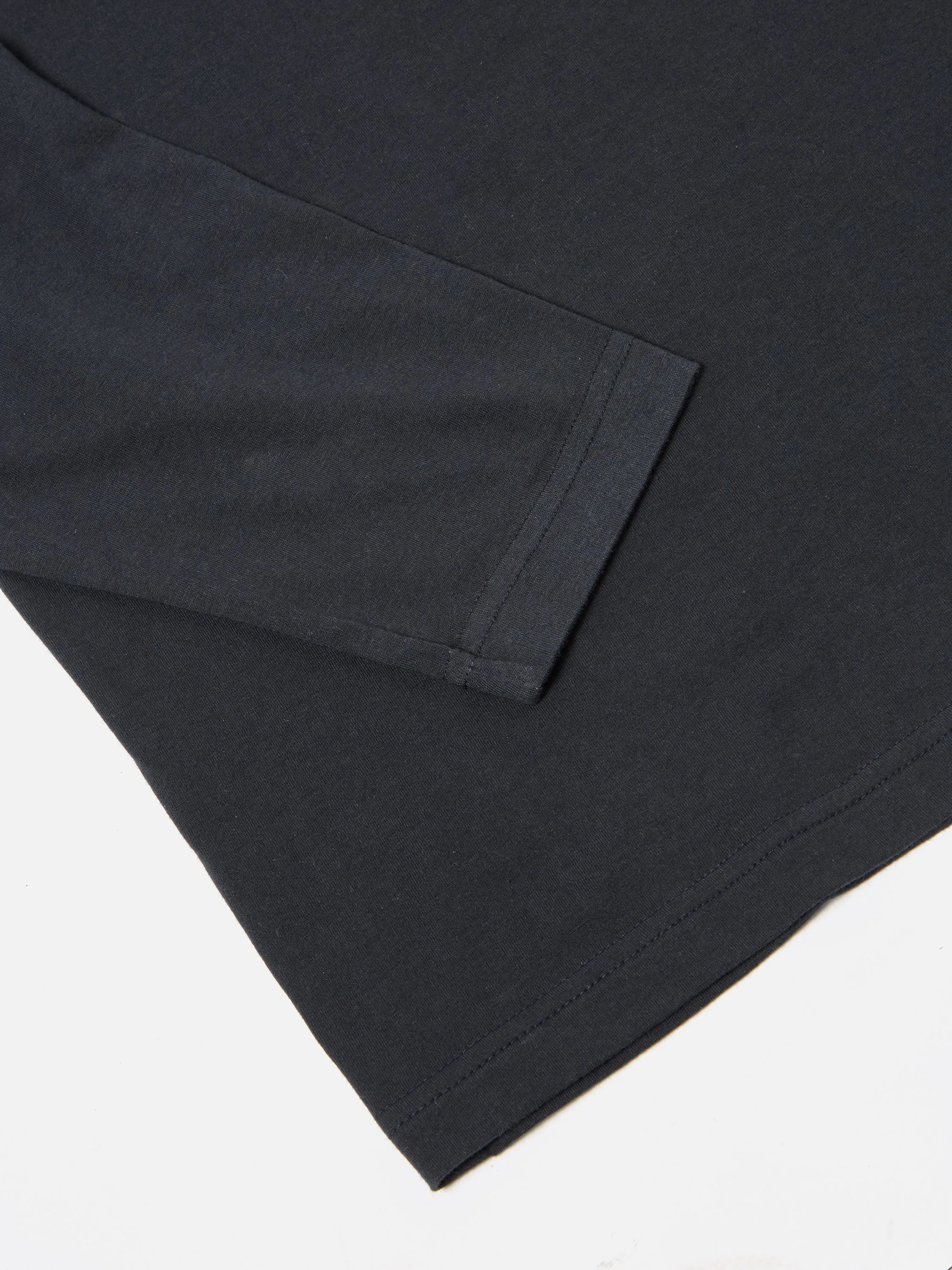 Universal Works Football Jersey in Navy Single Jersey