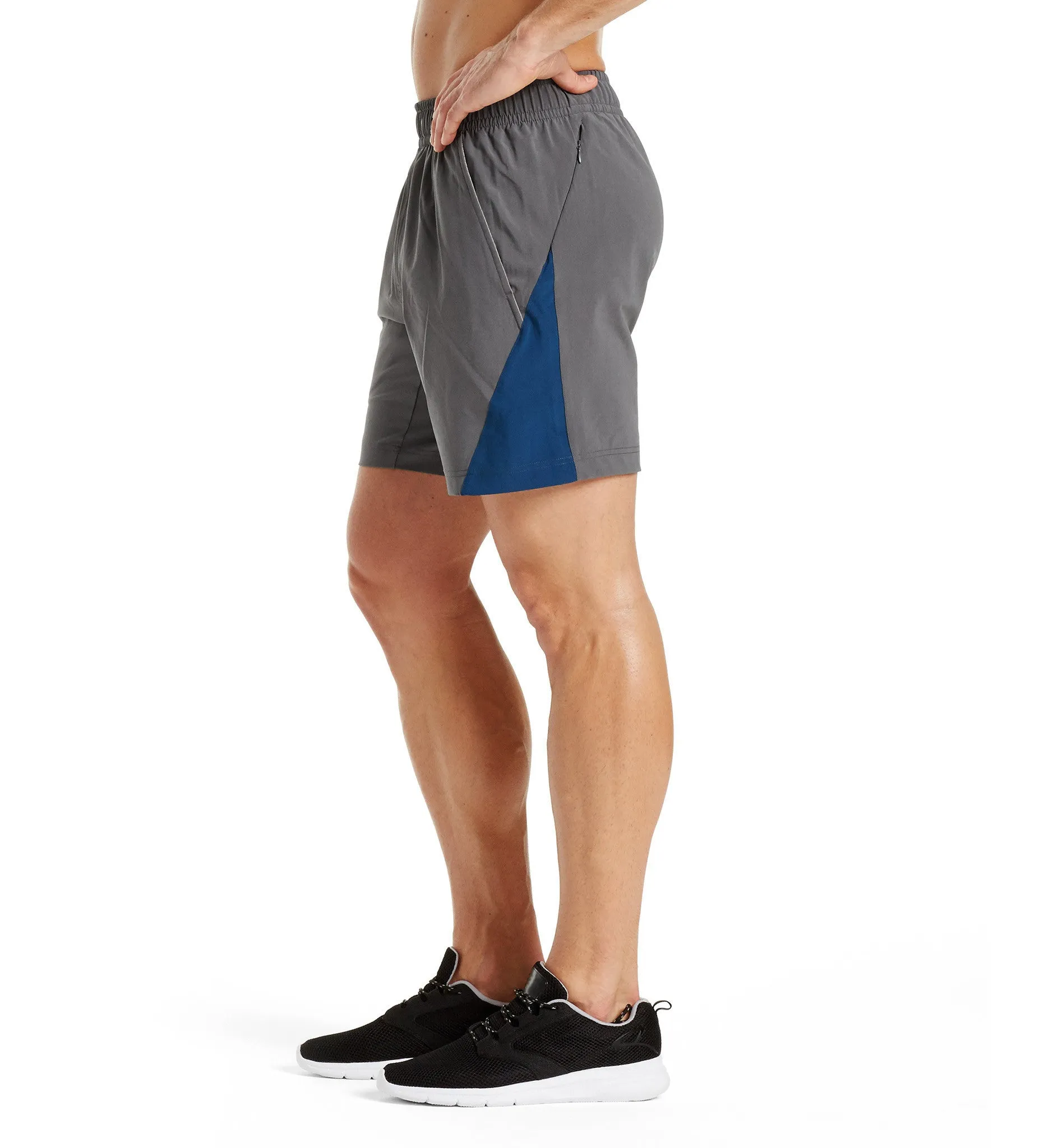 VaporActive Fusion 7" Training Shorts | Iron Gate / Lapis Blue