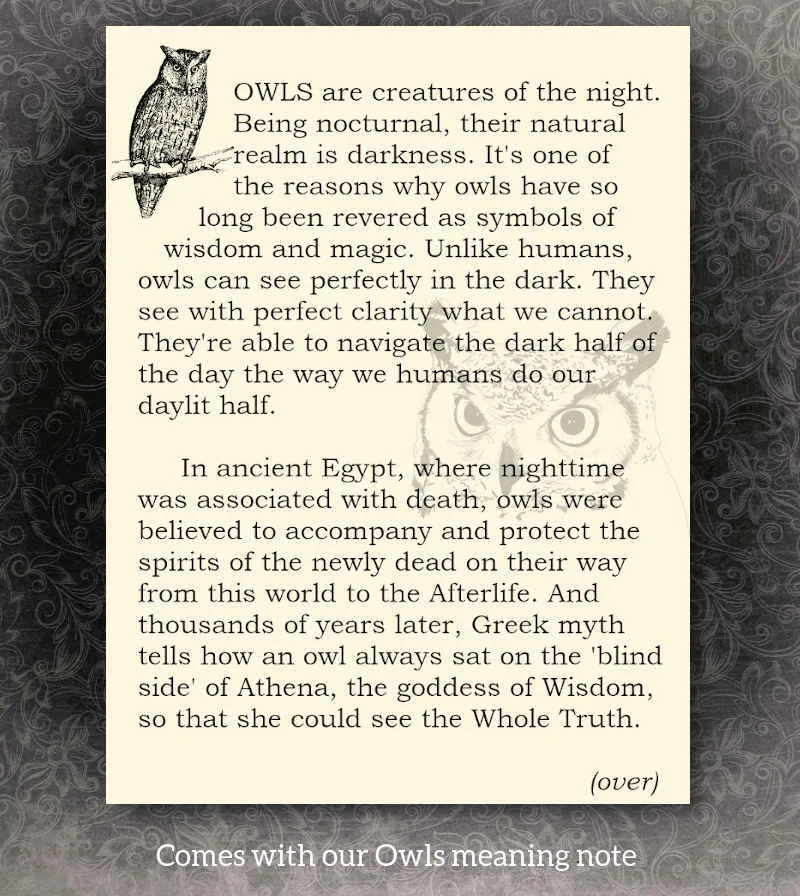 Watchful Horned Owl On Branch Oxidized Pendant